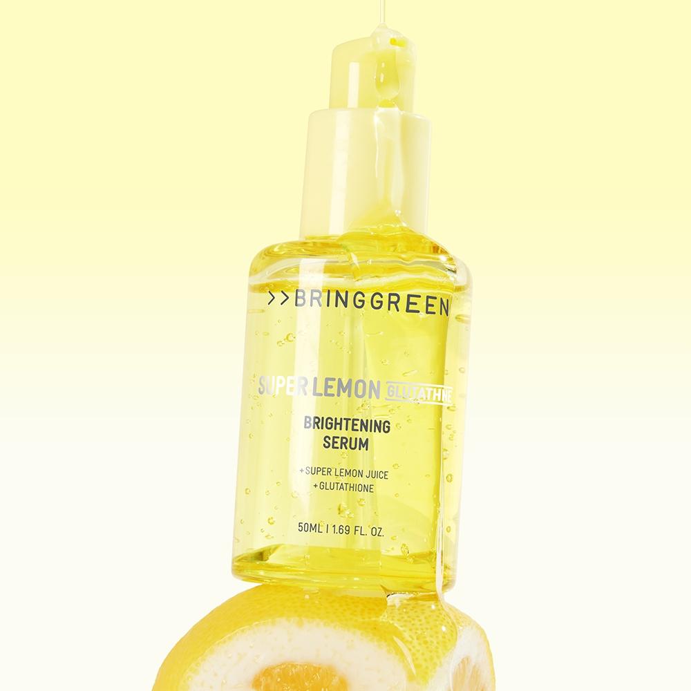 Bringgreen Super Lemon Glutathione Deep Skin Serum 50ml Project 50ml Serum+3g Activator