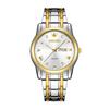Men'S Fully Automatic Quartz Watch Luminous Waterproof Calendar Diamond-Encrusted Business Men'S Watch