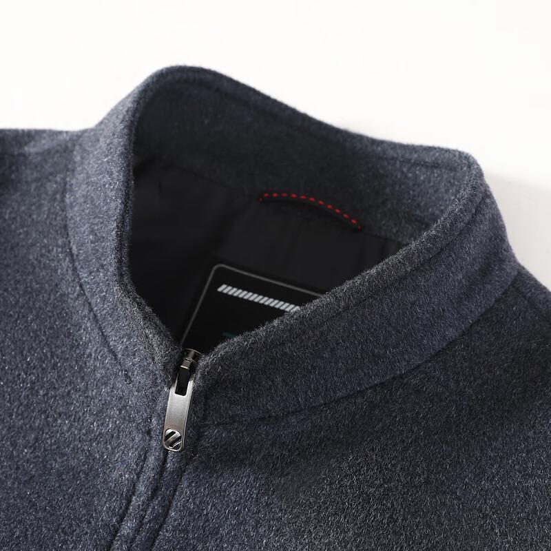 Antonio Men's Cashmere Blend Business Wool Coat