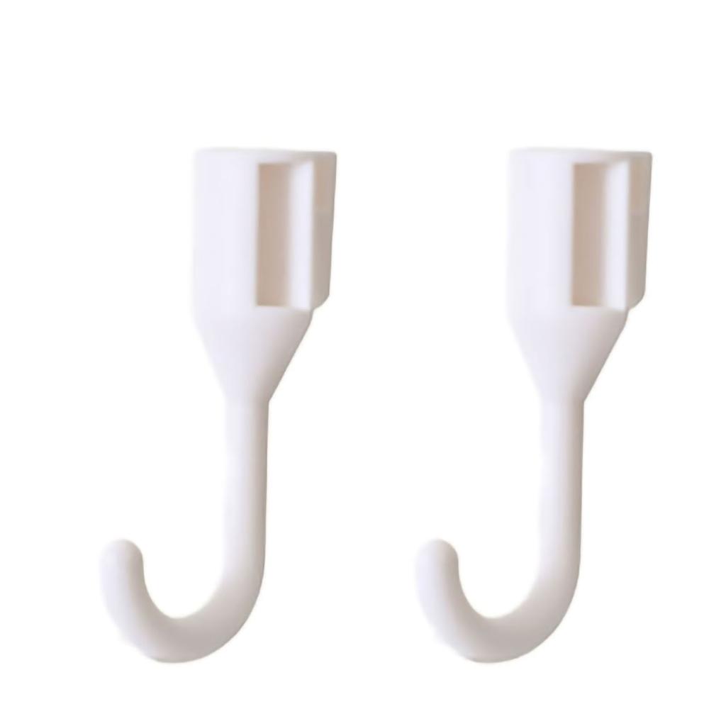 5 szt. Stojak ekspozycyjny na tablicę perforowaną, mocowany, hak do tablicy perforowanej, kombinacja do organizera ściennego, biały