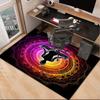 Moonlit Meditation Office Rug Chair Mat, Entryway Carpet, Suitable for Front Door, Bedroom, Living Room, Desk, Holiday Gift