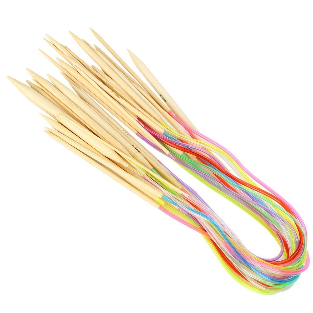 18pcs 2mm - 10mm Sizes Circular Knitting Needle Set Knitting Tool Set  Knitting Projects