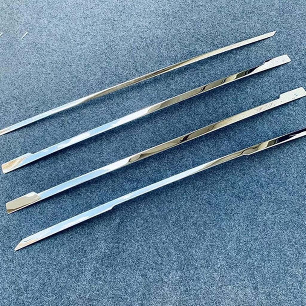 HyoLebi Stainless Steel Front Grille Guard Bumper Garnish for Daihatsu New Atrai S700 Hijet Cargo and Silver Set of 4 Series, X, RS, S700V, S710V,