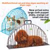 Verbessertes Katzenwasch- und Trocknungskäfig Ausbruchsichere Badegehege Kratzfeste Haustierpflege-Transportbox Tragbarer Reinigungs-Katzenkäfig
