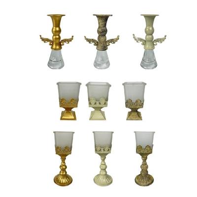 Artisanal Iron Candlestick Holder Candle Holder for Elegant Homes Styling Rustics Candle Stand Bedroom Enhancers