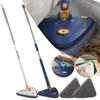 Vadrouille de nettoyage réglable rotative à 360 °, humide et sèche, double usage, Triangle, lavage des mains libre, pour le nettoyage des murs du sol