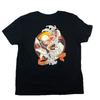 Voyages Squid Ink Live Fast Die Pretty Pin Up Girl Shark Tattoo Black T-Shirt Xl
