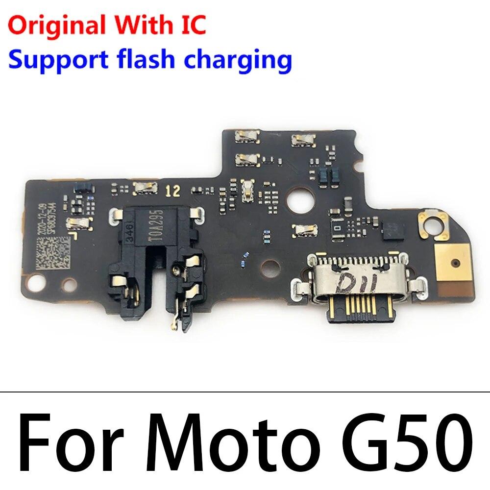 USB Charging Port Board Flex Cable Connector For Moto G9 G10 Power G Stylus Play One 5G G 5G E7 Plus One Hyper G30 G50