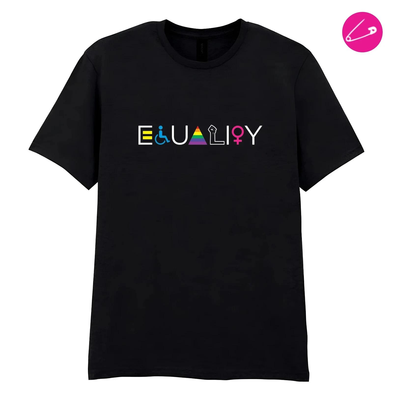 Equality Gothic Occult Alternative Emo Punk Rock E-Girl LGBTQIA+ Pride T-Shirt 4XL