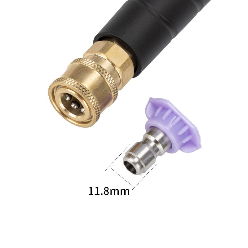 

1PC Plant 4-direction Water Discharge Nozzle With 1/4 Inch Quick Connector New Pressure Washer Low Pressure Mist Nozzle Tips