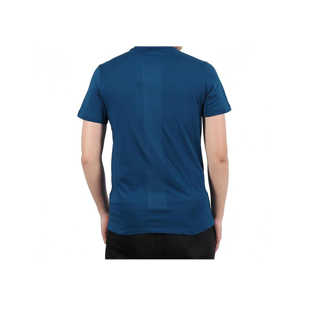 Adidas Soft Round Neck Sports Tee Men Tops Blue EC3709