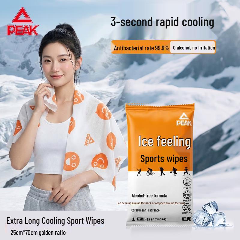 Peak Cooling Alcohol-Free Sports Wipes