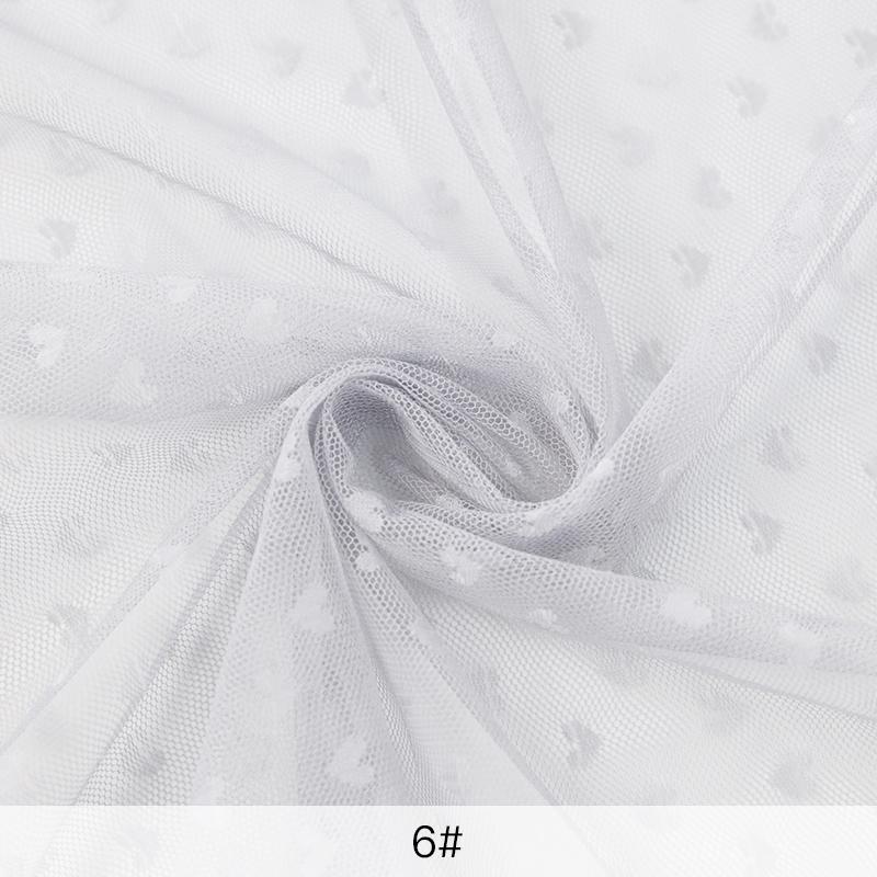 160x90cm Herzförmiger Weicher Tüll Mesh Stoff Für Kinder Prinzessinnenkleid Vorhang Zubehör DIY Nähen Rockstoff TJ20220