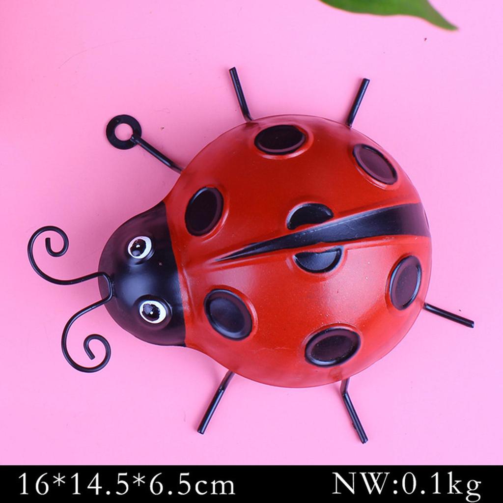 Ladybugs Decorative Sculpture Garden Wall indoor e outdoor Hanging