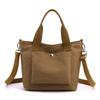 Literary and Simple Handbag 2025 New Canvas Bag Women's Large-capacity Shoulder Messenger Bag