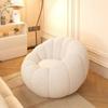 Pumpkin Style Lazy Sofa Chair for Small Spaces - Ideal for Bedroom, Living Room, or Balcony
