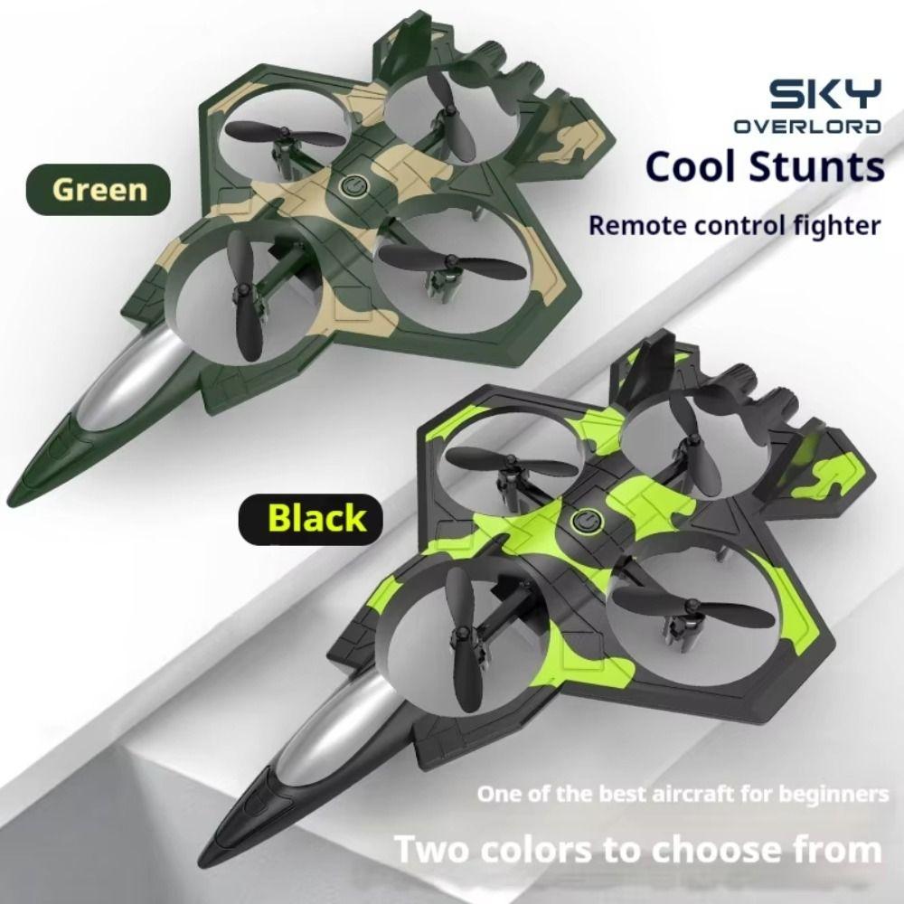 EPP Foam Remote Control Foam Fighter Gravity Sensing 2.4G Stunt Glider Flying Helicopter Toy with Light Portable