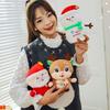 Christmas Plush Doll Christmas Stuffe Animal Toy Table Ornament Christmas Reindeer Plush Toy Gift for Women Girls