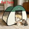 Portable Foldable Pet Tent,Kennel Triangle Pet Tent,Foldable Portable Oxford Cloth Cat and Dog Nest,Pet Home Furnishings.
