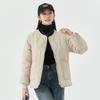 Winter, Ladies, Enlarged, Thickened, Plush, Zipper, Warm, Long Sleeved, Cotton Jacket, Men's and Women's Couple's Style, Cotton Jacket