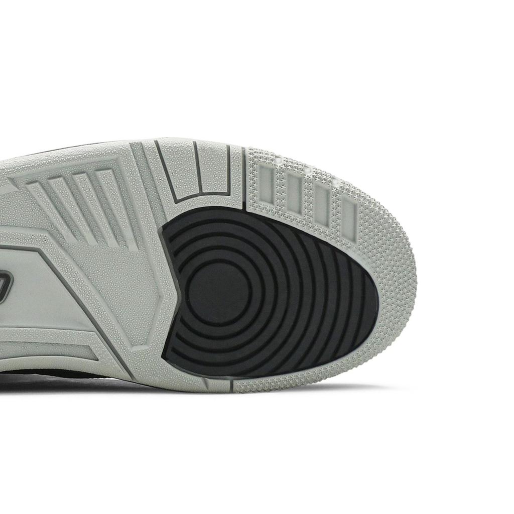 Air Jordan 3 Retro 'Black Flip' (Unisex) Black / Metallic Silver Vintage Basketball Shoes 315767 001