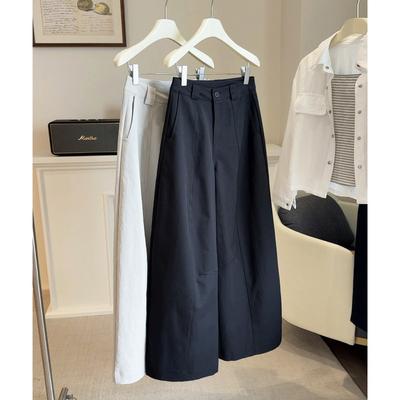 Pear-shaped Body Casual Pants Women's Autumn New Versatile High-waisted Loose and Thin Wide-leg Balloon Pants