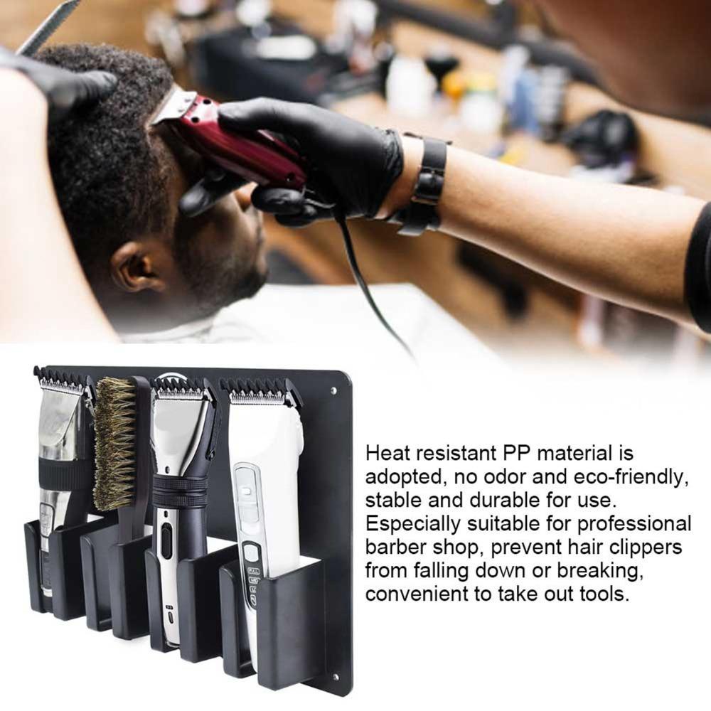 Wall Mounted Wall Mounted Hair Cutter Holder Space-Saving Hair Clipper Organizer Home Use