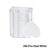 200-Piece Heart-Shaped Nail Polish Remover Pads & Eyelash Glue Cleaning Cotton Pads Set