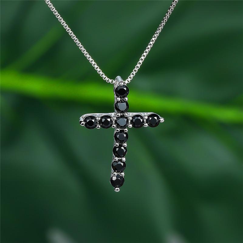 Collana Ciondolo Lusso Donna Cristallo Blu Viola Charm Catena Colore Argento Pietra Zircone Matrimonio Per Donne