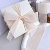 New 4cm 5m Silk Sparkle Ribbon Chiffon Ruffle Mesh Gift Wrap Ribbons Bouquets Bow Sheer Organza Trim DIY Apparel Ribbons