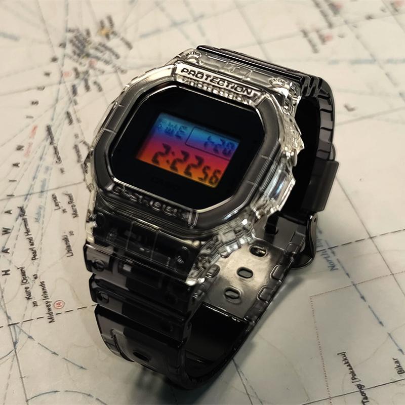 CASIO Unisex Black Watch DW-5600SK-1PRS(Watch3--)