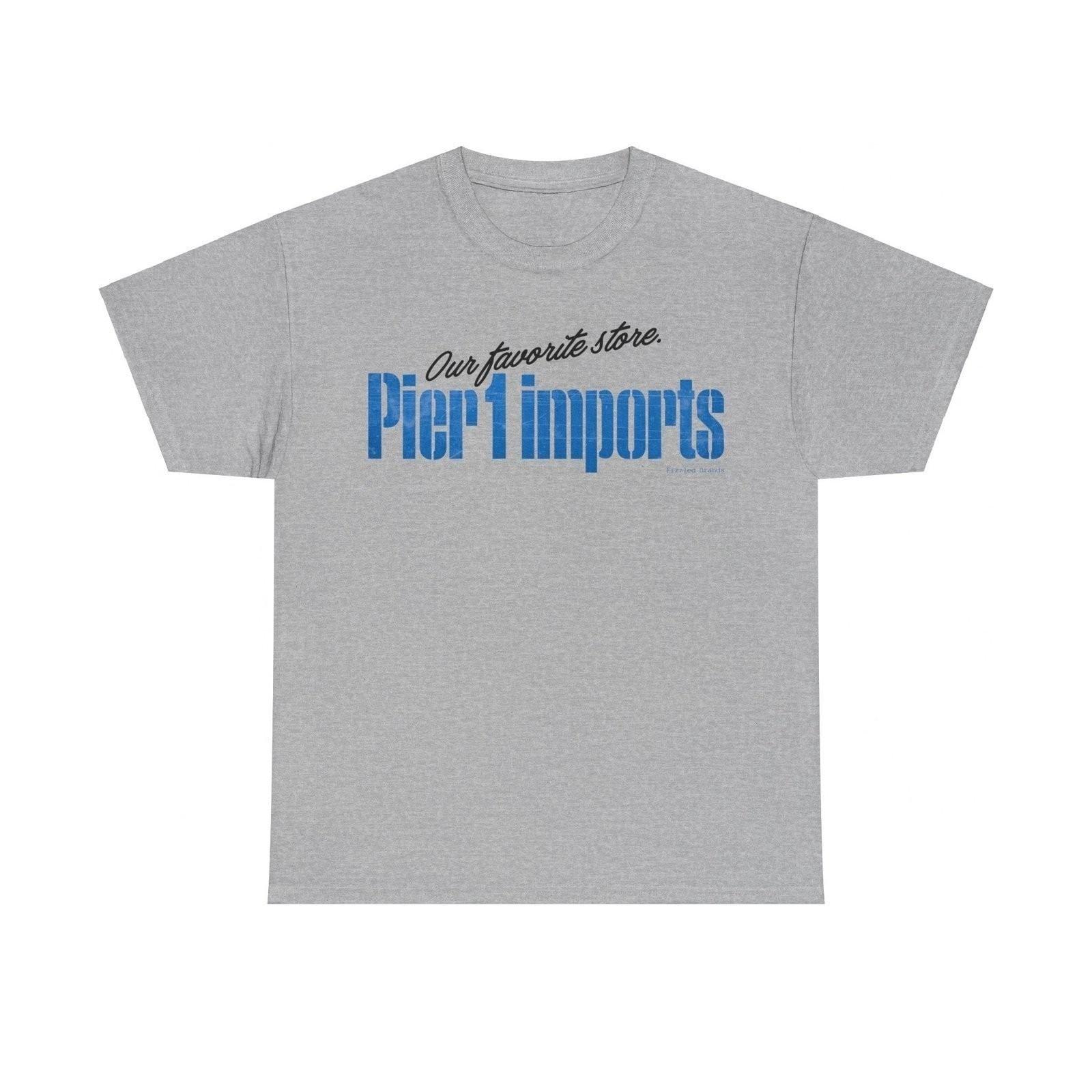 Pier 1 Imports Retail Store Nostalgic Retro Logo T-shirt XXXL