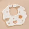Baby Cotton Gauze Waterproof Bib Soft Breathable Newborn Drool Catcher Gentle On Skin Daily Care Essential For Infants