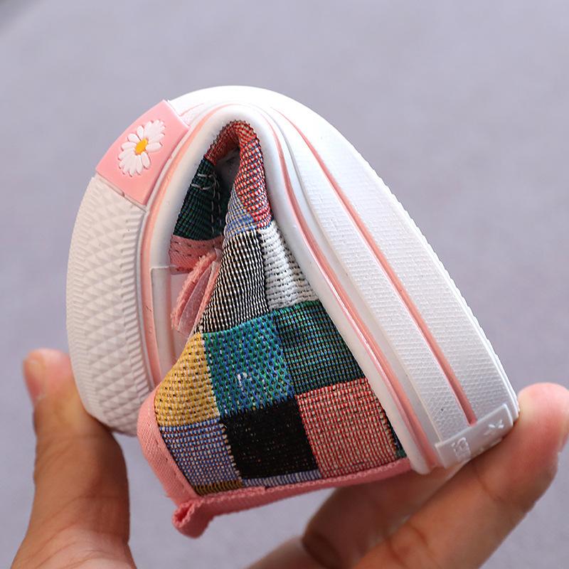 Scarpe di Tela da Bambino Primavera Autunno Scarpe da Skate Antiscivolo per Bambini Scarpe da Skate Antiscivolo Stile Britannico Scarpe Casual per Asilo