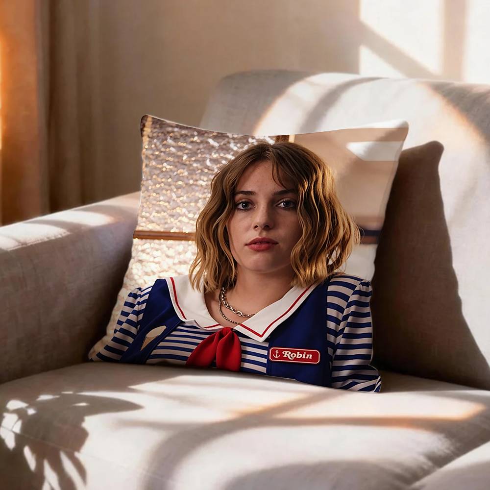 Retr Maya Hawke Pillow Case Pattern Printed Pillowcase For Living Room Sofa Cushion Cover