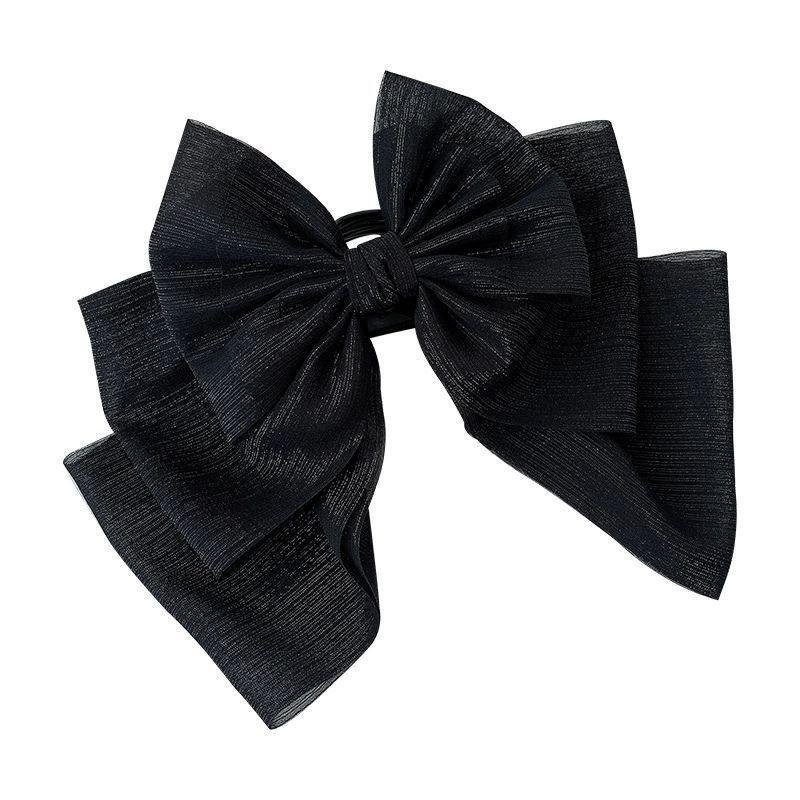 Large Bow Mesh Hair Claw Clips Hairpin Women Temperament Elegant Princess Hairpin Fashion Grab Clip Women Hair Accessories