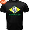 Brazilian Jiu Jitsu MMA Personalized Graphic Printed T-Shirt. Summer Cotton O-Neck Short Sleeve Mens T Shirt New S-3XL