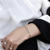 Double-Layer Asymmetric Heart Bracelet: Korean Style for Women