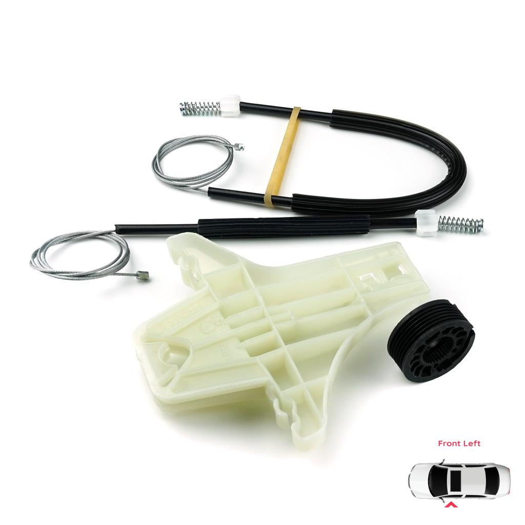 BWR5080 Window Regulator Repair Kit Front Left for VW Amarok MK1 2H 2010-2022 4-Door Pickup 2H0837401