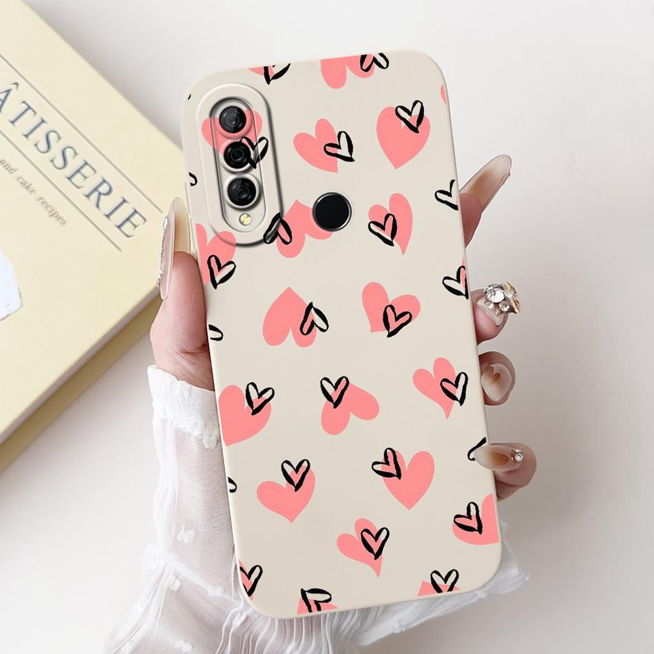 For Huawei Y6p MED-LX9 MED-LX9N New Cute Rabbit Cat Cartoon Case For Huawei Y6P 2020 Lens Protective Soft Silicone Phone Cases