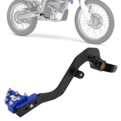 JFG Motosiklet Ayak Fren Pedalları Katlanabilir Kaymaz Alüminyum Uyumlu Modeller WR250R/X Motosiklet Fren Kolu Bisiklet Parçaları - Mavi