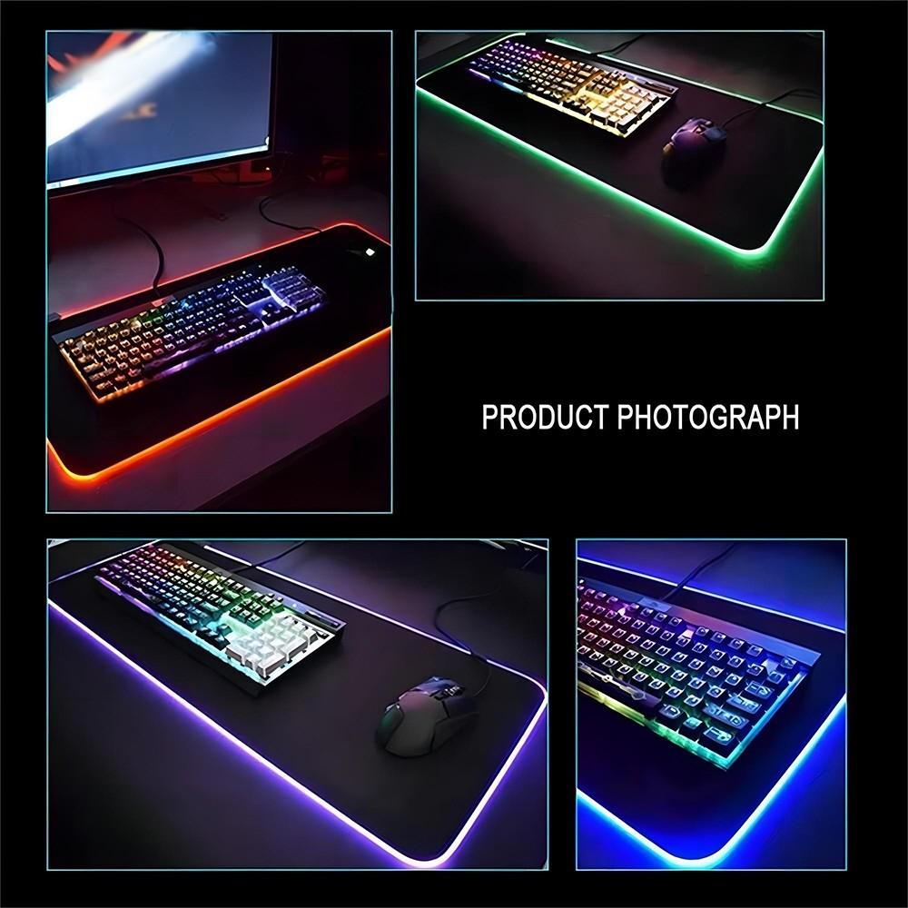 The L-LegendS of ZeldaES Mouse Pad Gaming LED 700x300 Mouse Mat Mousemats Table Video Game Pads PC Desk Mat RGB Keyboard Mat XXL