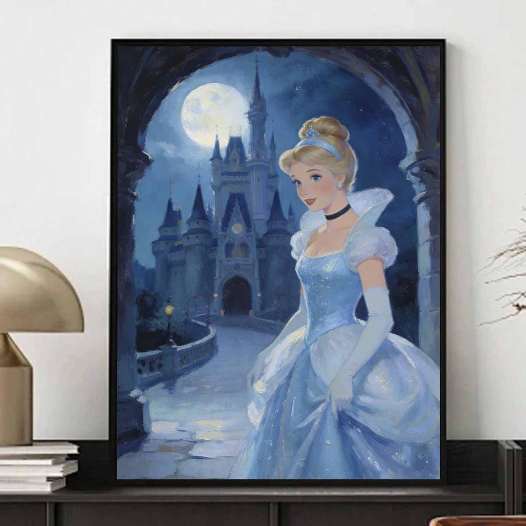 Disney Cinderella Castle Diamond Painting Art Mosaic Kit Handmade diy5D Home Decor Gift