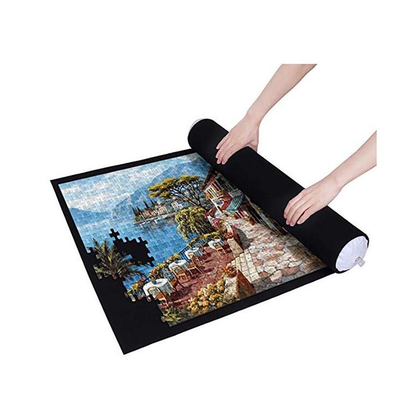 Professional Puzzle Roll Mat Blanket Felt Mat Up To 1500/2000/3000 Pieces Accessories Puzzle Portable Travel Storage Bag