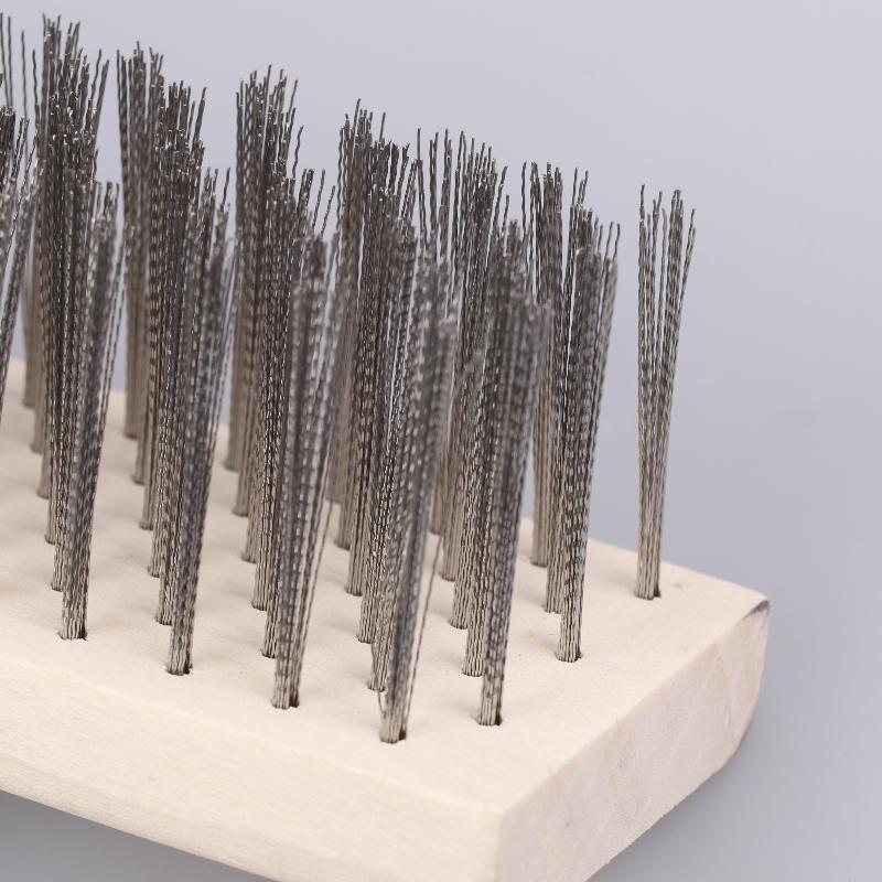 Mehrzweck-Stahldraht-Terrassenbürstenkopf 20cm 30cm 50cm Robuste Metall-Drahtbürste für Terrassen, Schmutz und Garagenboden