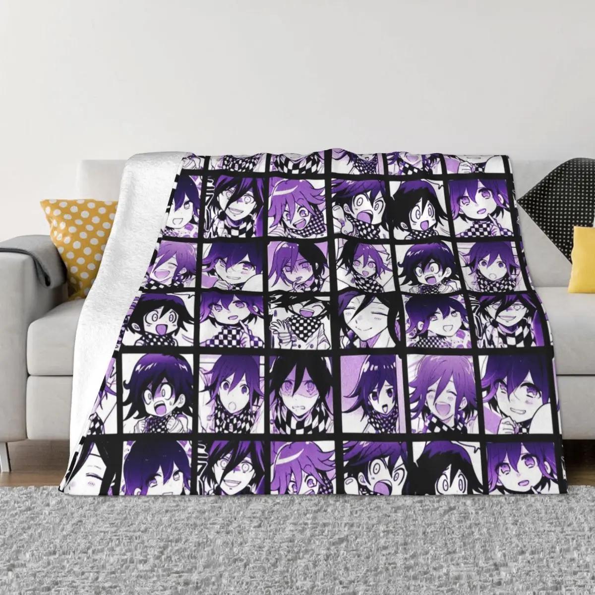 Kokichi Manga Collection (Colored) Throw Blanket Cute Blanket Comfortable Blanket Bed Cover Office Multifunction Travel Blanket 75cmx90cm
