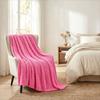 Soft Fleece Throw Blanket Sofa Bed Office Nap Lightweight Warm All Season Use