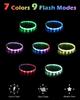 Rgb Discolor Glowing Collar For Dogs Large Medium Usb Rechargeable Dog Collar Luminous Led Light Night Safety Pet Accessories