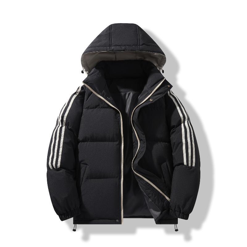 Hooded Cotton-padded Men's Winter New Loose Cotton-padded Jacket Bread Jacket Short Warm Cotton-padded Jacket