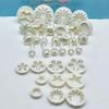 33pcs/set Plunger Cutter Fondant Cutter Cake Cookie Mold DIY 3D Decorating Tools Baking Supplies Cookie Mold